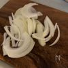 豚バラと玉ねぎのうどんの工程1