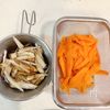 春の旬♡根菜たっぷり鶏たけのこおこわ【持ち寄りにも♪】の工程1
