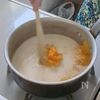【かぼちゃプリン】フライパンで簡単!生クリーム不要の工程3