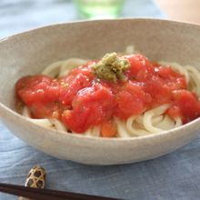 ピリッと爽快♪おろしトマトのぶっかけうどん