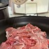 豚こま豚丼の工程1