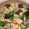『簡単1人分♪』市販のタレ不使用！豚肉とチンゲン菜の炒め物の工程2