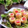 百均カヌレ型で♪カニカマと厚揚げのチーズ焼きの工程8
