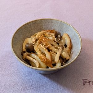 𝔂𝓾𝓶𝓲🍓の作ってみた!投稿(旨みたっぷり♩しめじとちくわの醤油麹きんぴら)