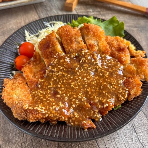 ガッツリ大満足♩胡麻味噌トンカツ