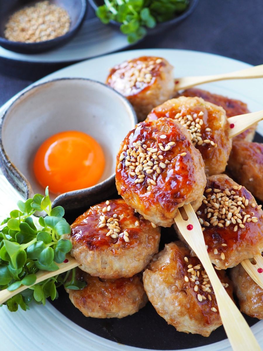 お肉とえのき同量】えのきでシャキッとヘルシーごまマヨつくね