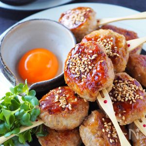 お肉とえのき同量】えのきでシャキッとヘルシーごまマヨつくね