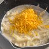【明太クリームうどん】5分でここまで濃いの、反則。の工程3