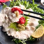 『しっとりやわらか』プルプル食感♪水晶鶏の梅わさび乗せ