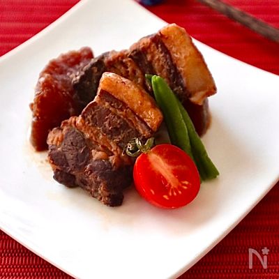 圧力鍋で簡単！『豚の角煮』✴︎味付けは甘酒と醤油のみ♩