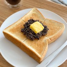 黒豆あんバタートースト