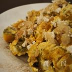 ローストしたかぼちゃのマスカルポーネクリーム和え
