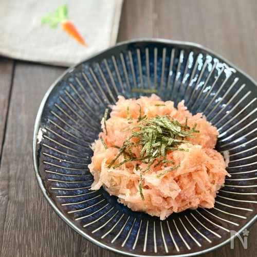 材料２つ！《大根とたらこのバター炒め》