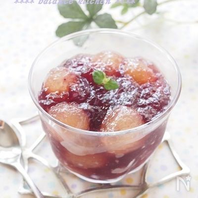 簡単！ごろごろぶどうジュレ