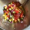 太陽の恵みでビタミンチャージ【夏野菜とハーブの冷製パスタ】の工程2