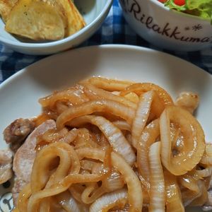 RINAの作ってみた!投稿(ポークステーキ新玉ねぎソース・柔らかステーキの法則)