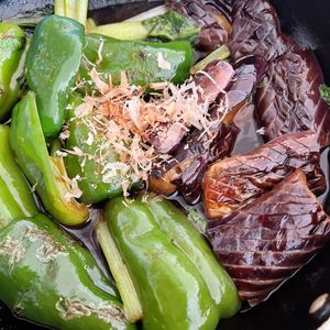 あーちゃん·͜· ♡の作ってみた!投稿(【なすとピーマンのだし煮】じゅわっと染みる和風副菜♡)
