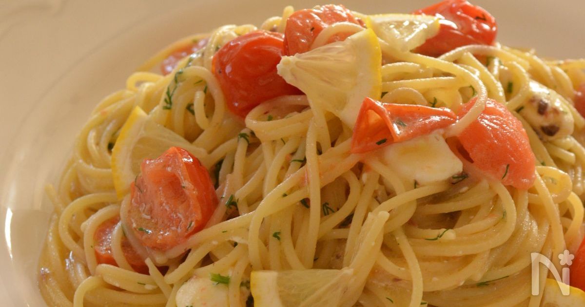 クリームチーズとディルのオイルパスタ By 松尾絢子 ちきむん レシピサイト Nadia ナディア プロの料理家のおいしいレシピ