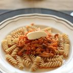 鶏のミートソース