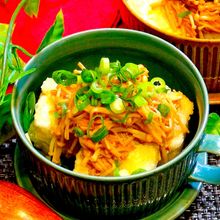 【豆腐がたくさん食べたくなる!!】ピリ辛なめ茸豆腐