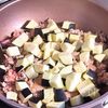 ニラたっぷりスタミナ麻婆茄子丼の工程2