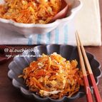 お弁当にも！レンジで一発＊お箸が止まらないにんじんしりしり♡