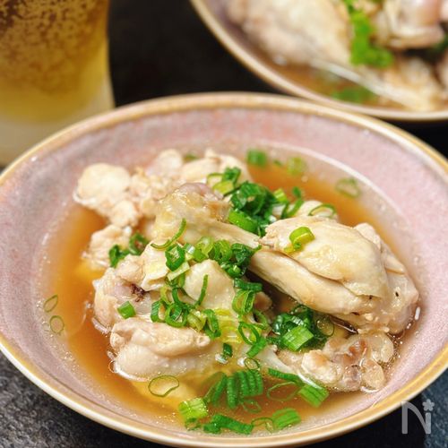【ほろほろ手羽元のネギぽん】お箸で崩れる♪ほっこりおかず♡