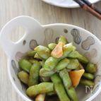 焼き枝豆のニンニク醤油漬け