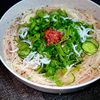 ヴェルの作ってみた!投稿(さっぱり絶品★ゆかりそうめん★きゅうりとしらすの梅肉和え)