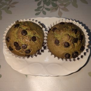 KUMIKOの作ってみた!投稿(【ふわふわ生クリーム抹茶マフィン】バター不要！混ぜて焼くだけ)