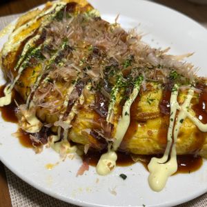 ぽちゃこの作ってみた!投稿(【おもち入りとん平焼き】余ったお餅で簡単絶品おかず☆)