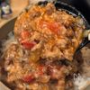 疲れた日に！【ハンバーグ風トマトチーズ丼】の工程4