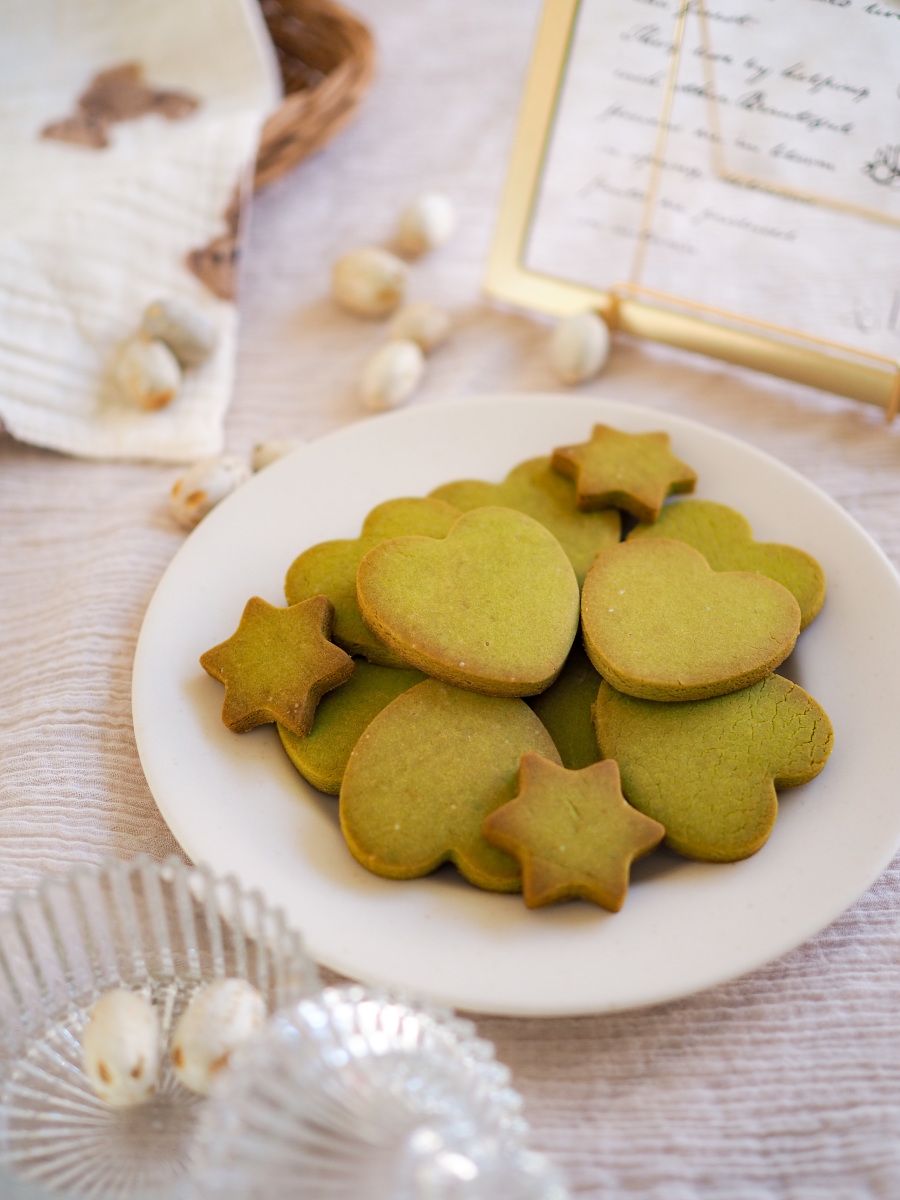 バター不使用 優しい米粉の抹茶クッキー レシピサイトnadia