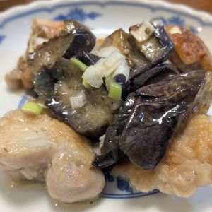 Nomigawa.Nの作ってみた!投稿(『鶏肉となすのねぎ塩和え』ご飯にもお酒にも合う‼︎)