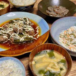 ぴいすけの作ってみた!投稿(味染み節約副菜♪『手綱こんにゃくの甘辛煮』)