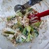 きゅうりとクリームチーズの梅肉和えの工程5