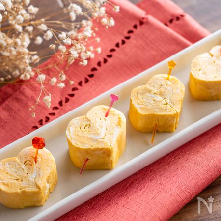 ハート の卵焼き キュンです By Akiyama Keiko レシピサイト Nadia ナディア プロの料理家のおいしいレシピ