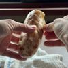 ホックリ長芋のキムチ和えの工程1