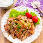 【鶏肉と舞茸のやみつき甘辛ソテー】手軽にコク旨♡