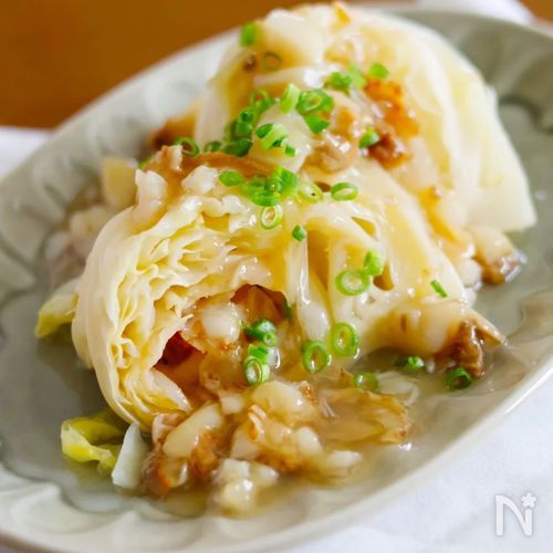 くたくたキャベツの帆立あんかけ