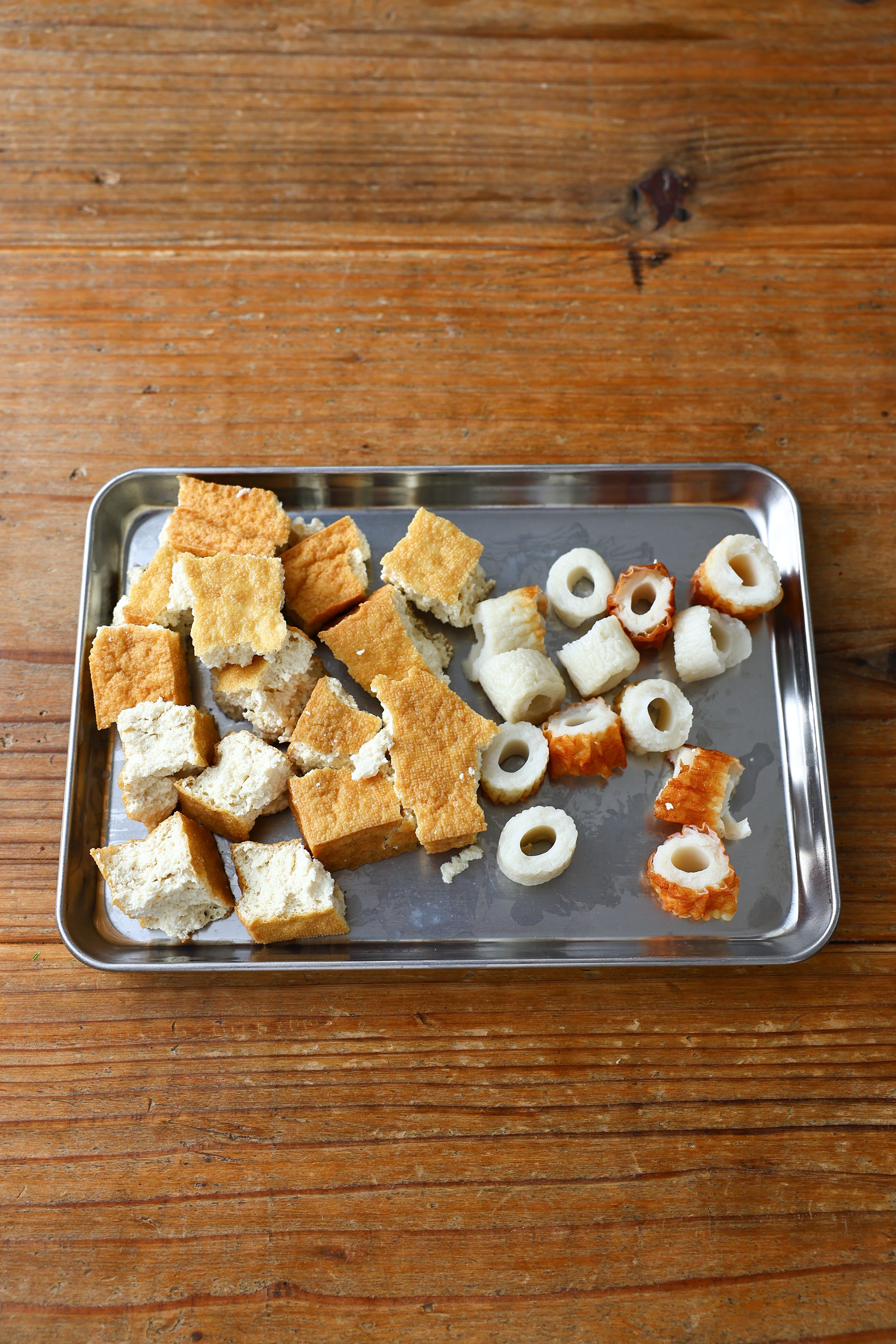 ちぎって和えて3分速攻♪】ちくわと厚揚げの濃厚味噌マヨ和え | レシピ