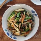 時短であと一品！小松菜とちくわのオイスターソース炒め