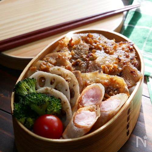 味付けはこれだけ♪新しょうがの醤油漬けで作る生姜焼き弁当