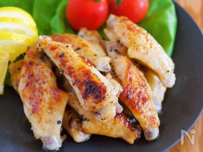 手羽中 de うま塩焼き』居酒屋風♡下味つけて焼くだけ