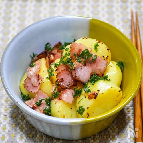 レンチン「じゃがバタベーコン」