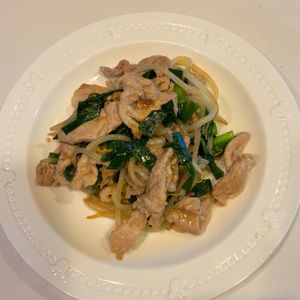 みわの作ってみた!投稿(ニラ豚もやし《レバニラ風♡炒め》)