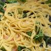 【菜の花とカニカマの豆乳クリームパスタ】こくうまな美味しさ！の工程4