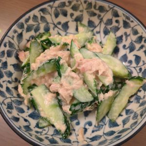 たりおの作ってみた!投稿(きゅうりとツナの無限サラダ【#作り置き#大量消費】)