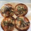 ツノたんの作ってみた!投稿(【缶詰レシピ】鶏ときのこの和風ミニピザ)