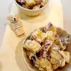 水切りヨーグルトでヘルシーに☆さつまいもサラダ